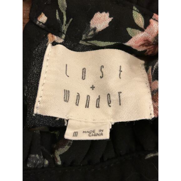 Lost + Wander Flower Shirt SZ M - Picture 4 of 9